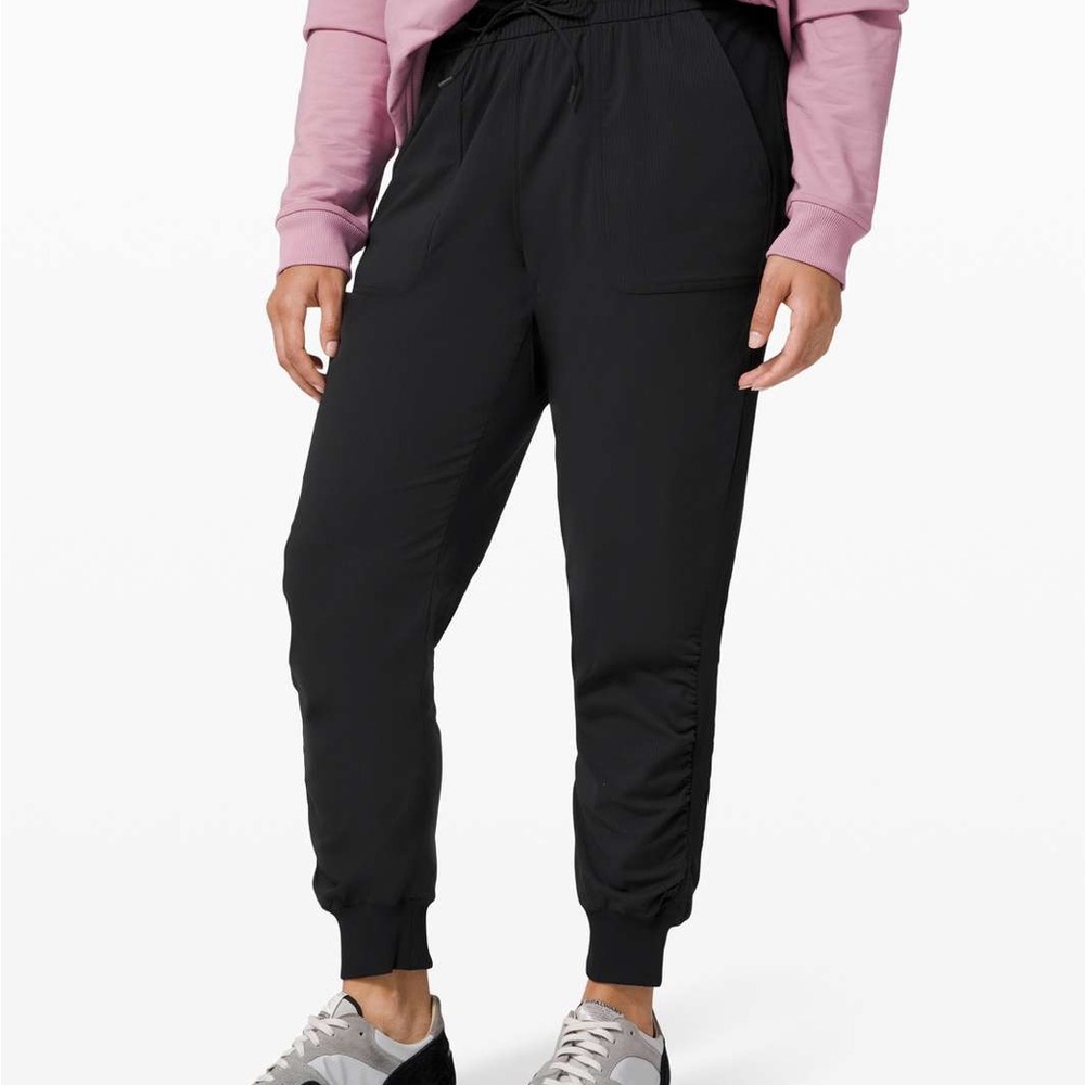Lululemon Beyond  the studio Black Joggers, size 6